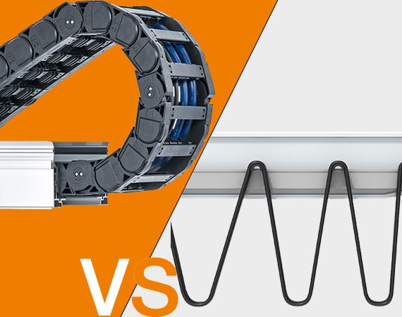 Energiekettensysteme statt Stromschienen