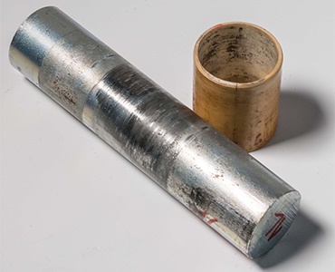 iglidur® Q2 auf verzinkter Welle