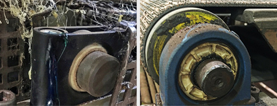 igubal in Förderband verbaut