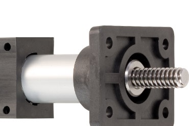 Einrohr-Lineareinheit mit beidseitigem Flansch