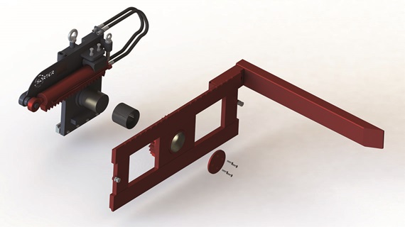 Kippvorrichtung im Detail