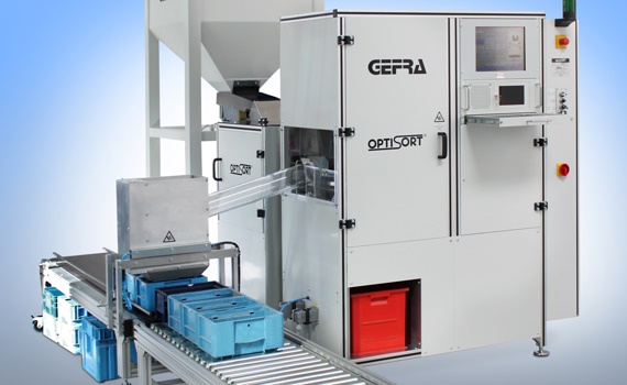 Anlage zur visuellen Prüfung von Bauteilen