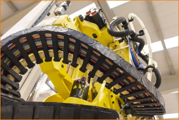 Schleppketten für 3D-Bewegungen und Roboter