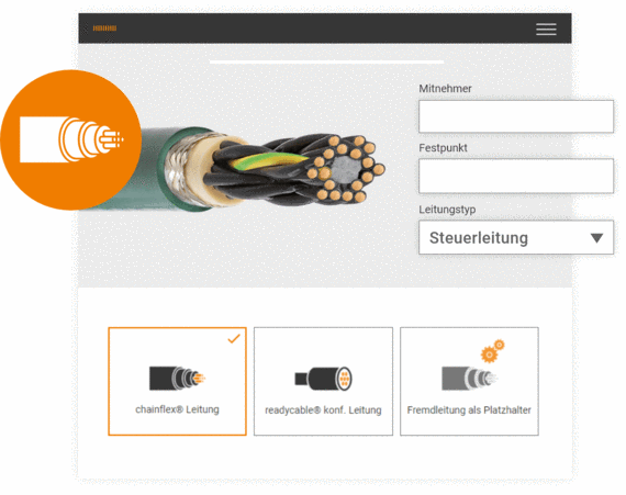Energieketten-Konfigurator