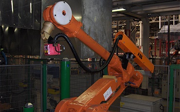 Kabelführung am Roboter 