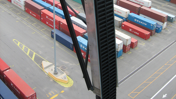 STS-Kran Energiekette