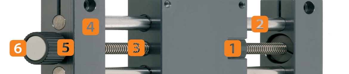 Spindelachse von igus im Querschnitt